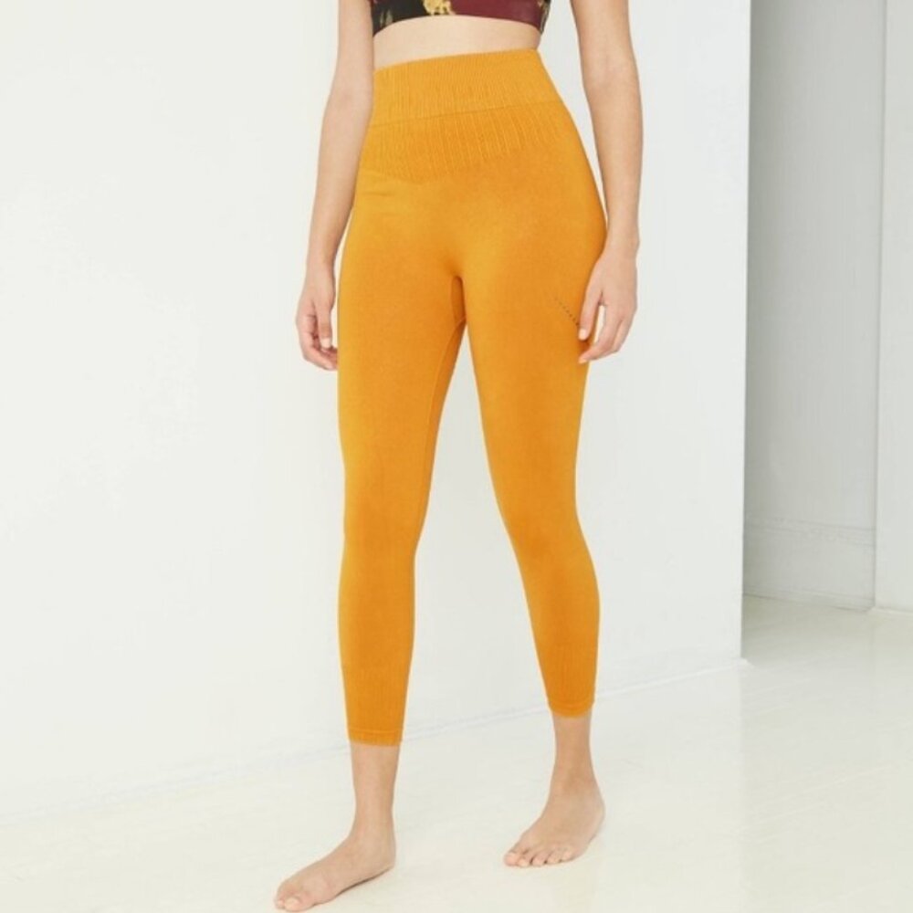 JOYLAB Harvest Gold Seamless High-Waisted Leggings XS